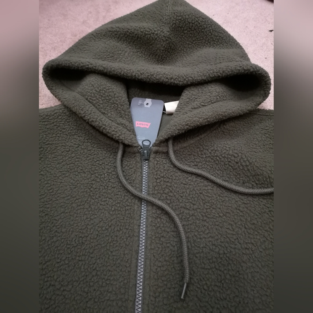 NWT Levis Sherpa Jacket Olive Green